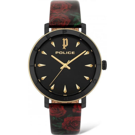 Police Red Stainless Steel Watch POPL16033MSBG02AC