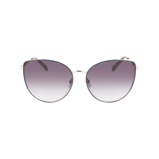 Longchamp Gold Metal Sunglasses LOLO158S713AC