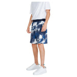 Armani Exchange Blue Cotton Bermuda