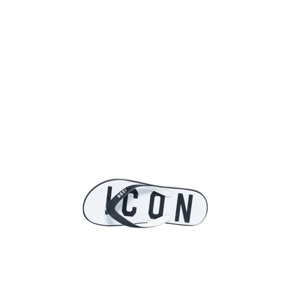 Icon White Rubber Flip-Flop Sandal