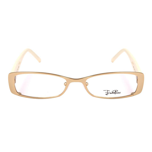 Emilio Pucci Gold Metal Frames glasses, women's style EP213175752 with golden metal finish and dimensions 52/17/135 mm.