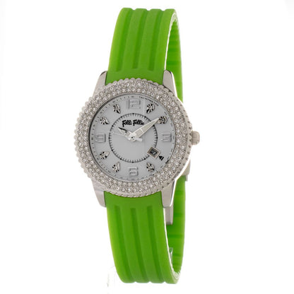 Folli Follie Green Synthetic Dress Watch