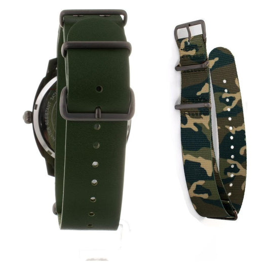 Folli Follie Green Leather Watch FFWT14T001SDVMAC