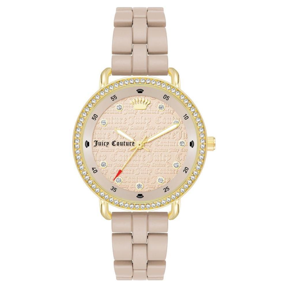 Juicy Couture Beige Metal Watch JCJC1310GPTPAC