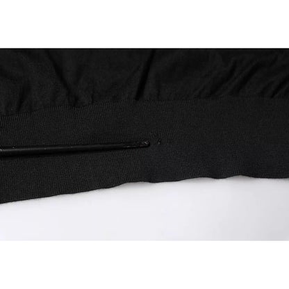 Dolce & Gabbana Black Long Sleeve Turtleneck Men Pullover Sweater