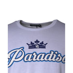Dolce & Gabbana White Paradiso Cotton Shorts Sleeves T-shirt