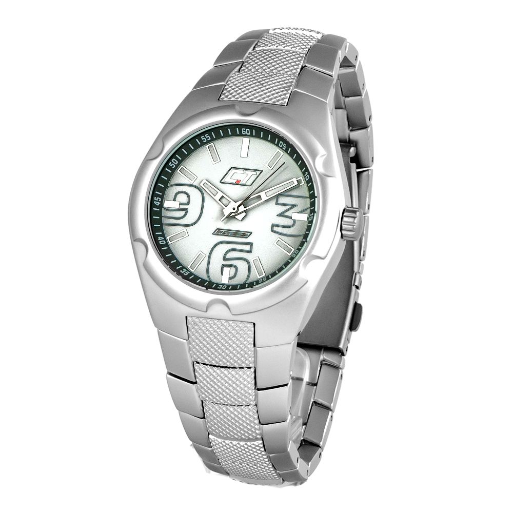 Chronotech Silver Polycarbonate Dress Watch Chronotech