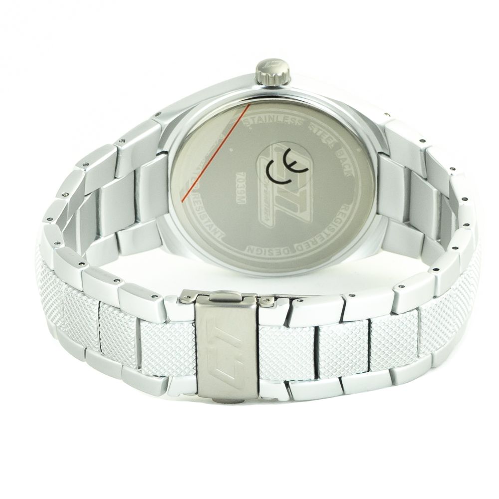 Chronotech Silver Polycarbonate Dress Watch Chronotech