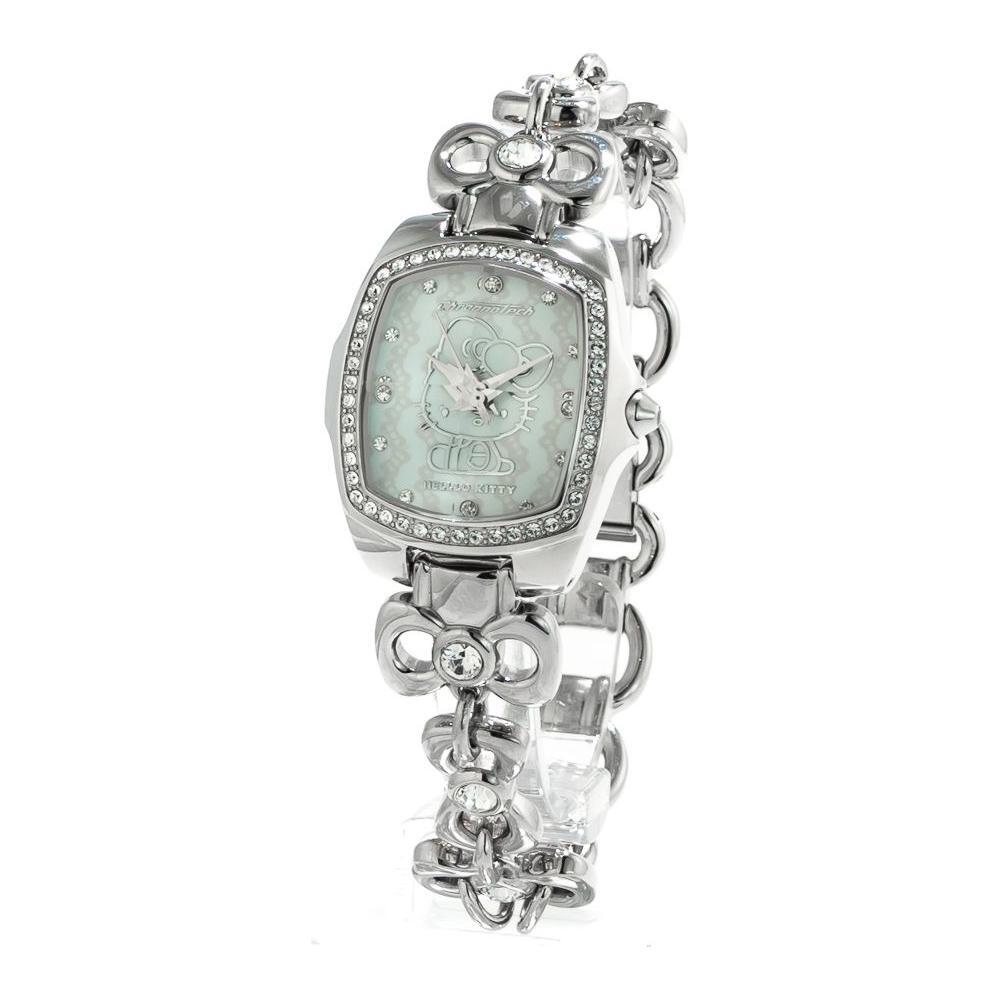 Chronotech Silver Stainless Steel Dress Watch