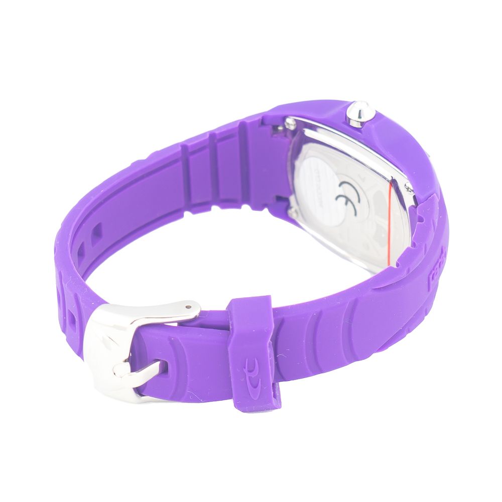 Chronotech Purple Rubber Dress Watch