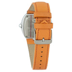 Chronotech Orange Leather Watch