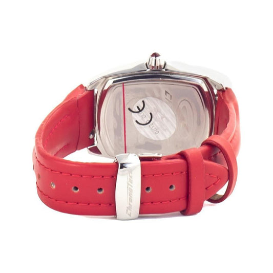 Chronotech Red Leather Watch CHCT7588L04AC