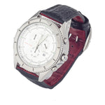 Chronotech Black Leather Watch