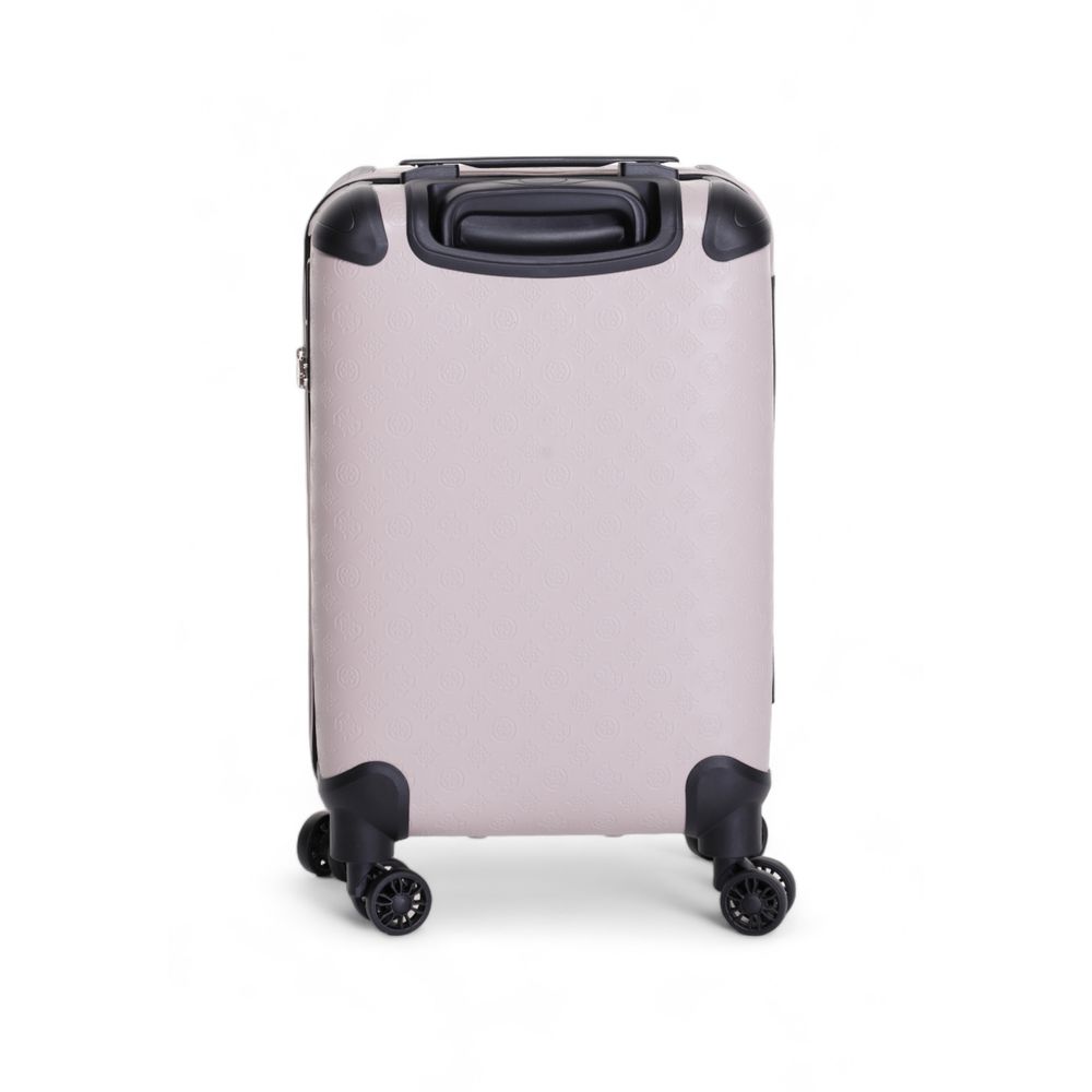 Front view with bag zipped and handles upright.