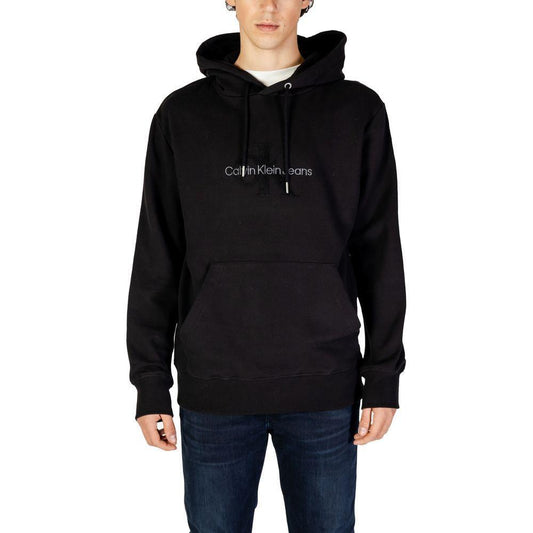 Calvin Klein Jeans Black Cotton Hoody CA-14581100009-IT44 | S