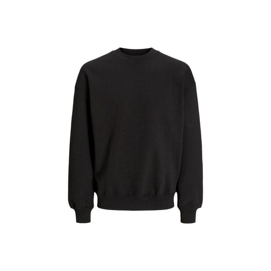 Jack Jones Black Cotton Sweatshirt JA-14846300009-IT42 | XS