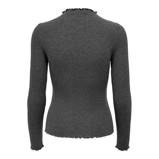 Only Gray Polyester Turtleneck ON-5477600136-IT44|L