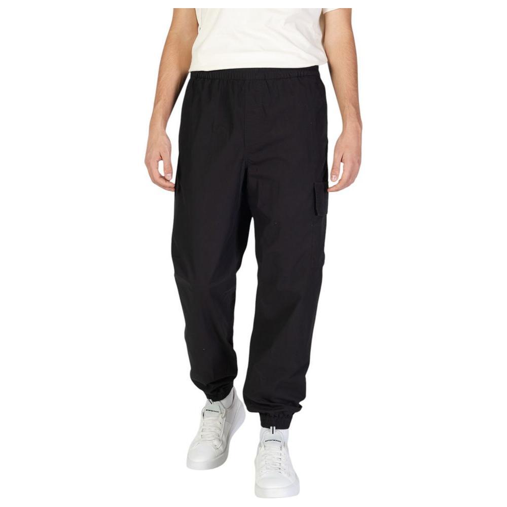 Calvin Klein Jeans Black Cotton Joggers Workout Pant CA-15727900009-IT46 | M