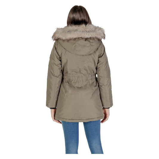 Only Green Polyester Parka ON-11462000149-IT40|S