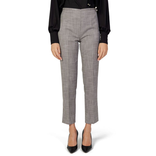 Sandro Ferrone Gray Polyester Pant SA-12919802205-44 | M