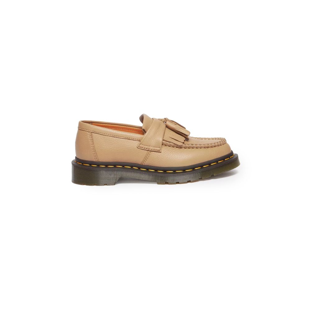 Dr. Martens Beige Leather Platform Pumps
