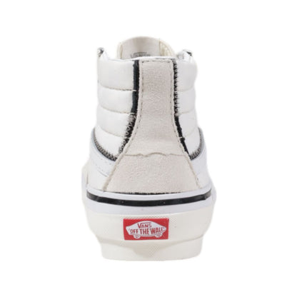 Vans Beige Leather High Top Sneakers