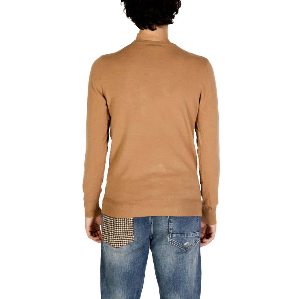 Gianni Lupo Brown Polyester Sweatshirt