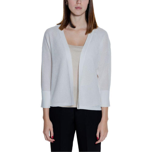 Street One White Viscose Cardigan ST-14510000008-34 | XXS