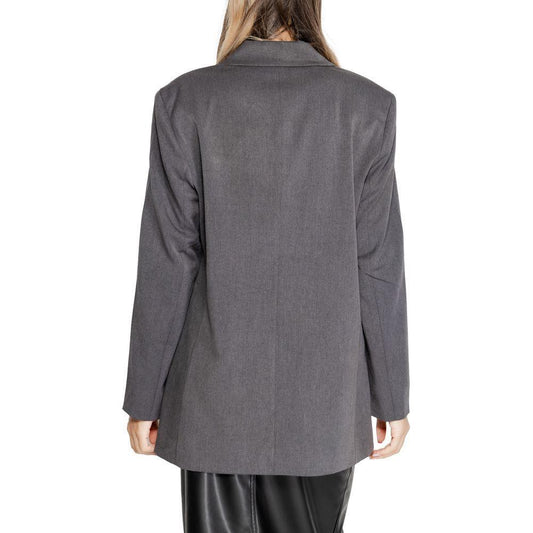 Only Gray Recycled Polyester Blazer ON-14843900136-IT38|XS