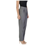 Vila Clothes Gray Polyester Pant VI-15733000136-34 | XXS