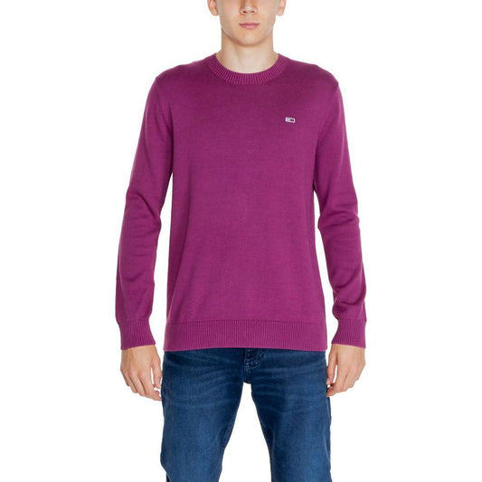 Tommy Hilfiger Jeans Purple Organic Cotton Sweater TO-14566002214-IT52 | XL