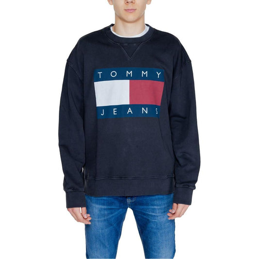 Tommy Hilfiger Jeans Black Cotton Sweatshirt