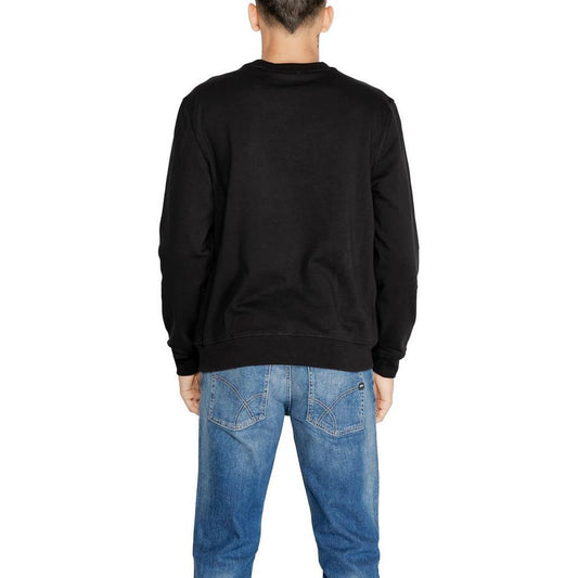 Antony Morato Black Cotton Sweatshirt AN-14635800009-IT52 | XL