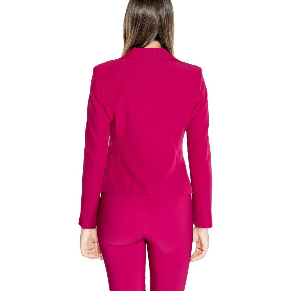 Rinascimento Bordeaux Polyester Blazer RI-14928800129-XL