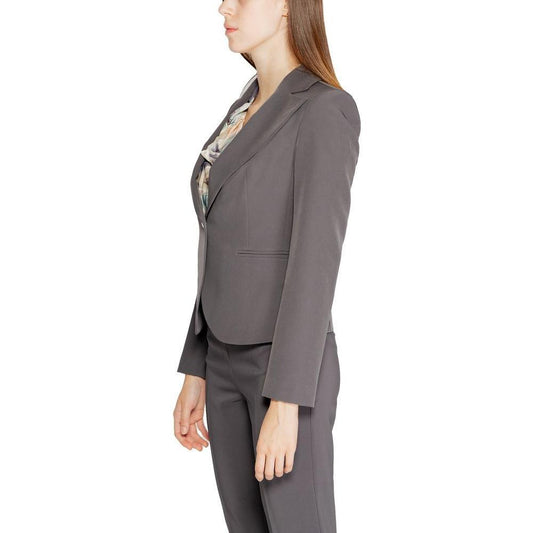 Rinascimento Gray Polyester Blazer RI-14928800138-IT44|L