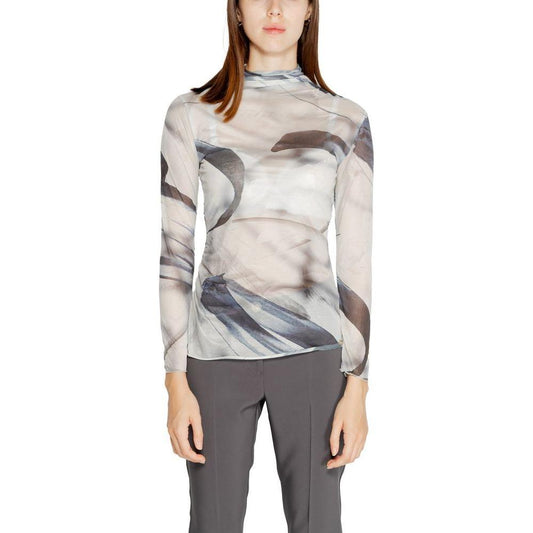 Rinascimento Gray Polyester Long Sleeve RI-14928900136-IT38|XS
