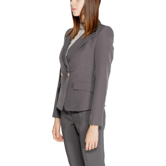 Rinascimento Gray Polyester Blazer RI-14930100138-IT44|L