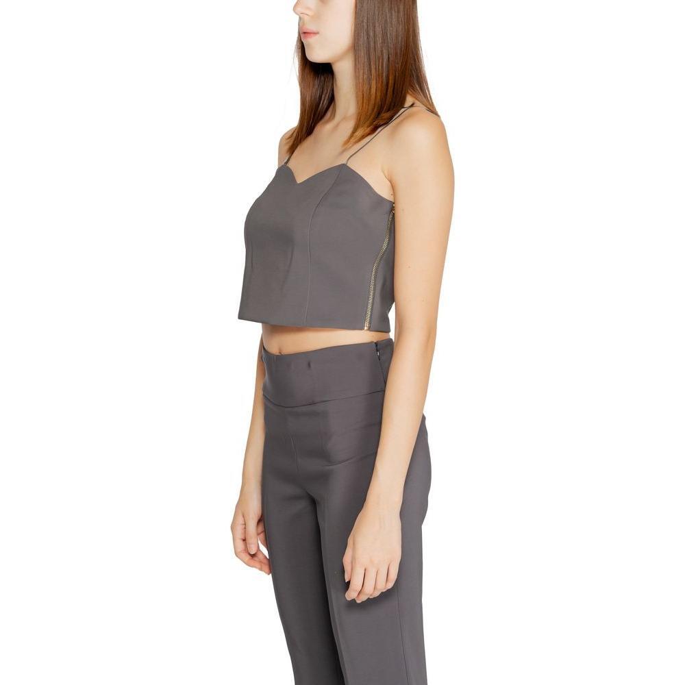 Rinascimento Gray Polyester Top RI-14931600136-IT40|S