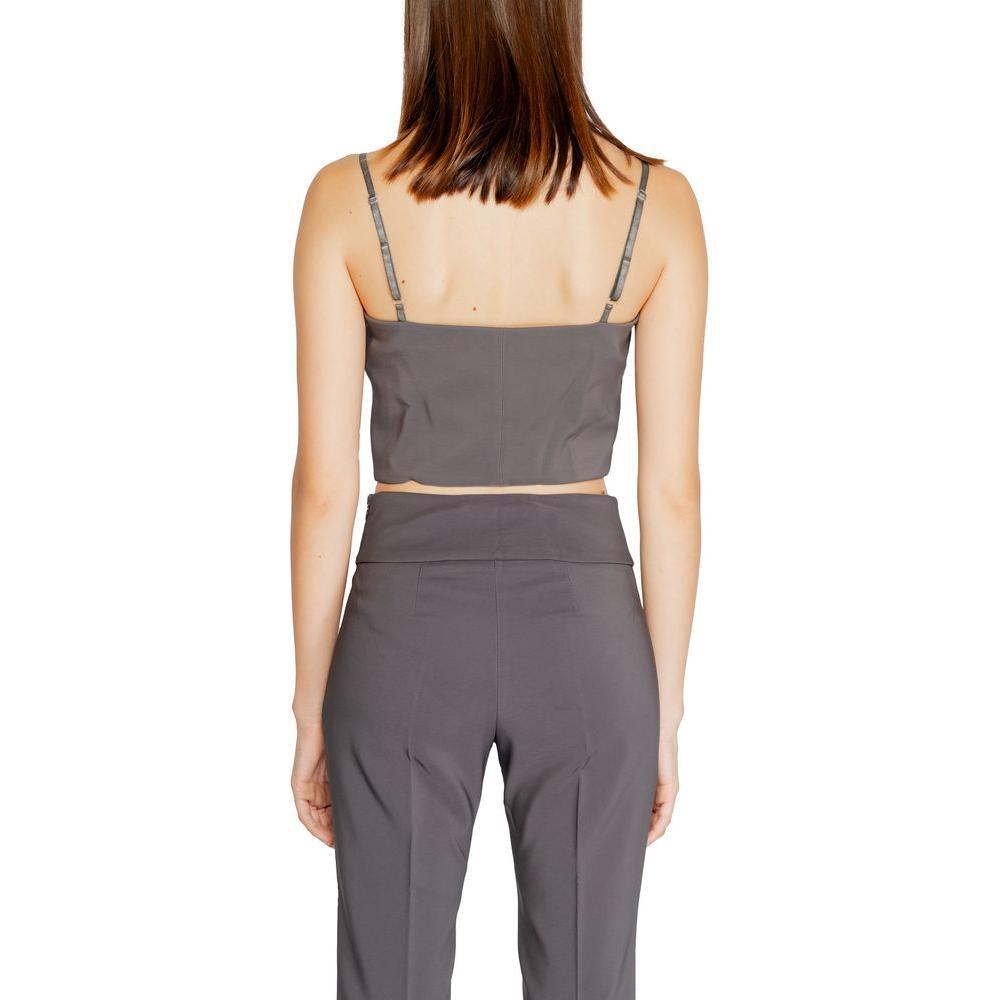 Rinascimento Gray Polyester Top RI-14931600136-IT40|S