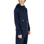 Emporio Armani Underwear Blue Cotton Hoody