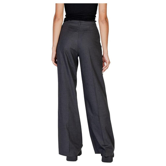 Morgan De Toi Gray Polyester Pant MO-15415200138-IT40|S