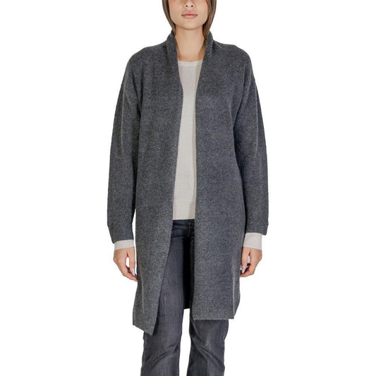 Morgan De Toi Gray Polyester Cardigan MO-15618600138-IT38|XS