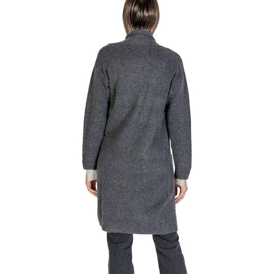 Morgan De Toi Gray Polyester Cardigan MO-15618600138-IT38|XS