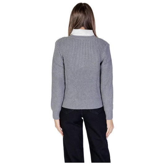 Morgan De Toi Gray Viscose Sweater MO7000001819878RO