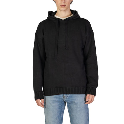 Underclub Black Cotton Sweatshirt