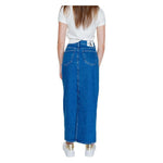 Calvin Klein Jeans Blue Cotton Skirt