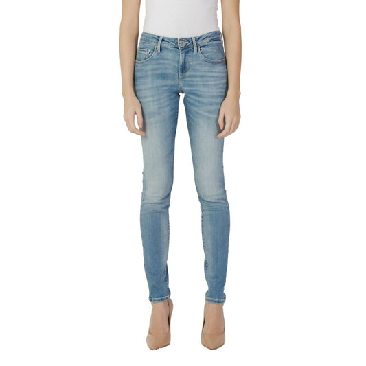 Guess Blue Cotton Skinny Jean