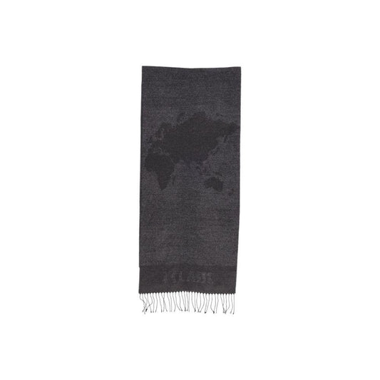 Alviero Martini Prima Classe Gray Viscose Scarf AL-14626500153-ONE SIZE