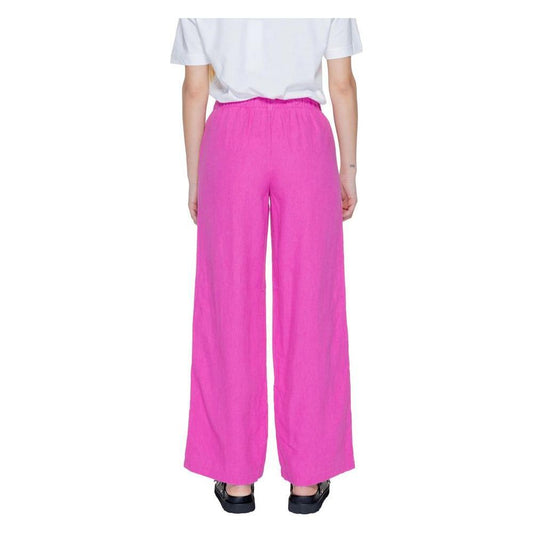 Only Pink Linen Pant ON-13381901373-M/32