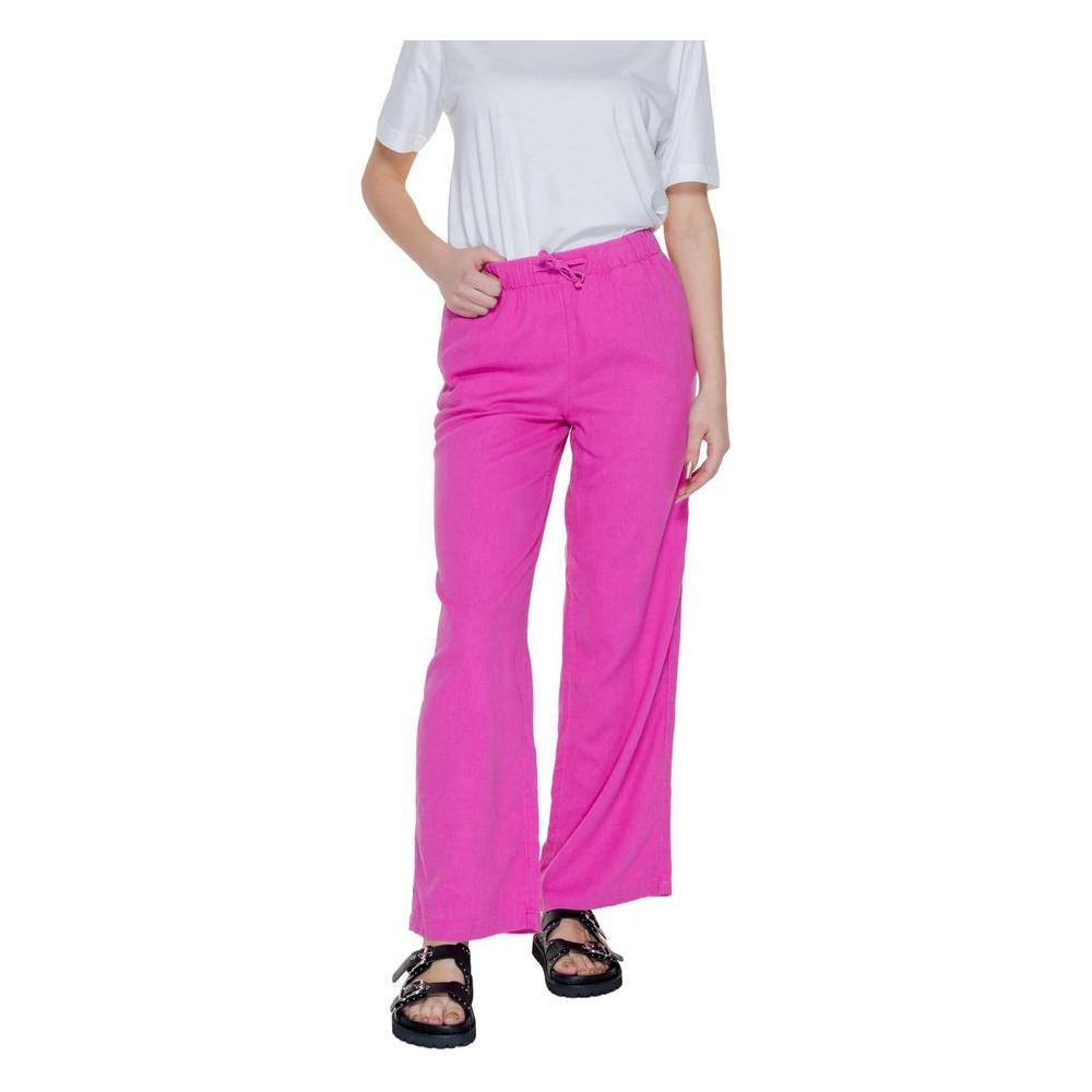 Only Pink Linen Pant